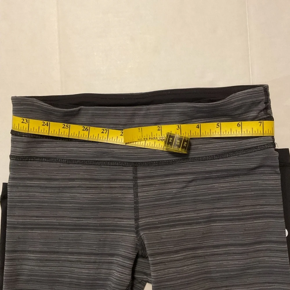 Lululemon Women’s Crop Leggings Gray Space Dye Mid-Rise